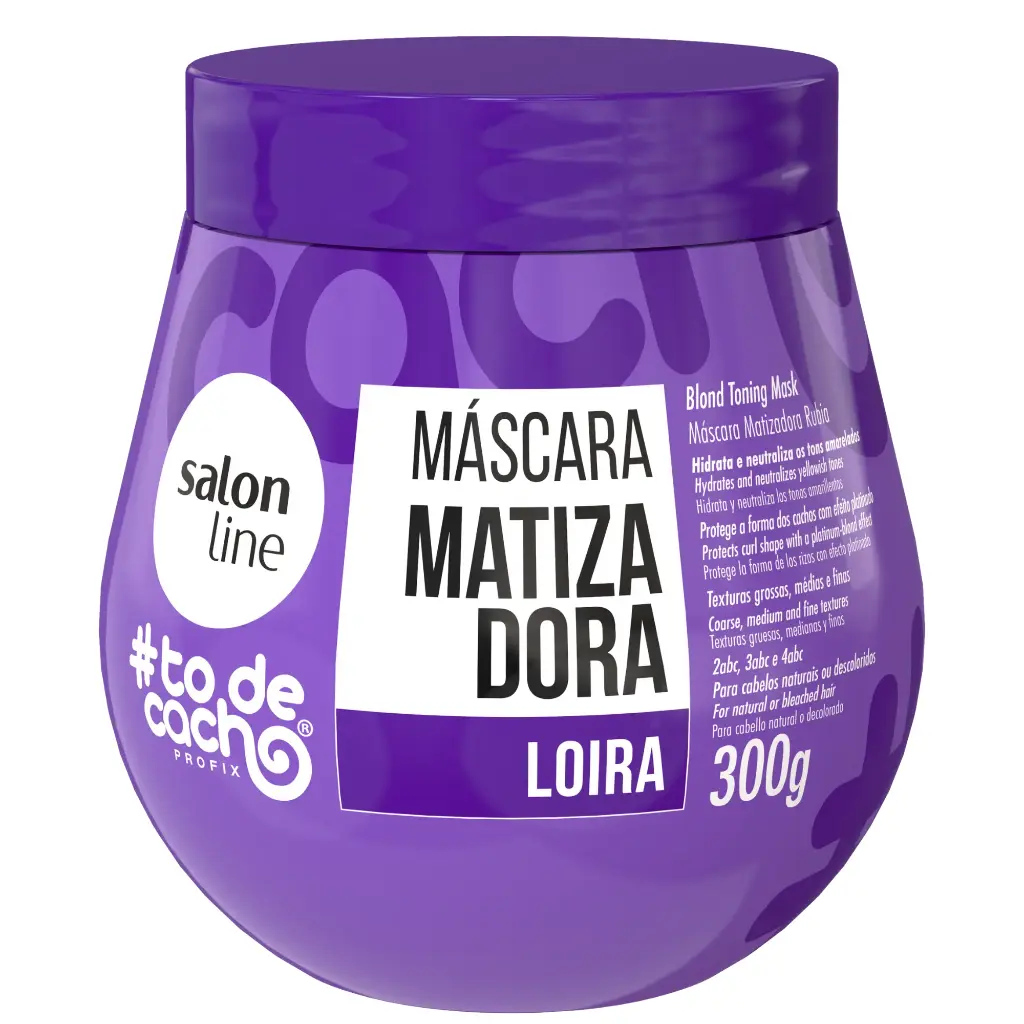 Masque Matiseur Blond"#To de Cacho" Salon Line 300g