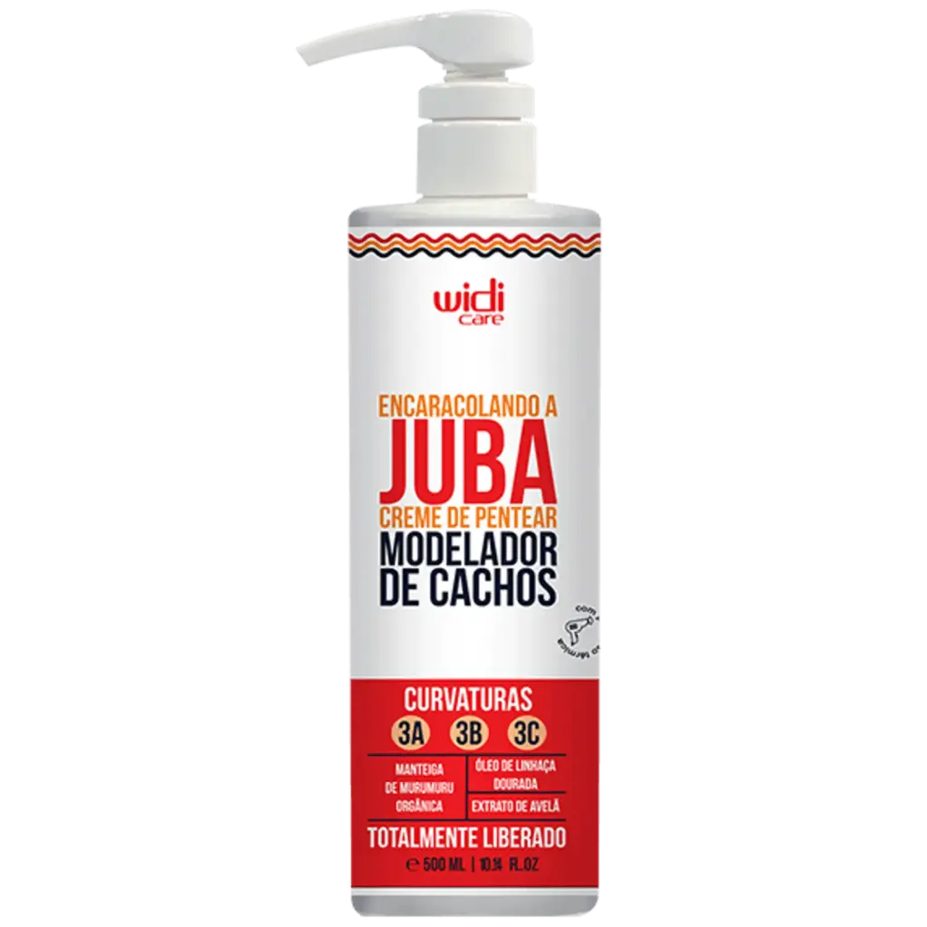 Creme de Pentear Modelador de Cachos - Encaracolando a Juba - Widi Care 500ml