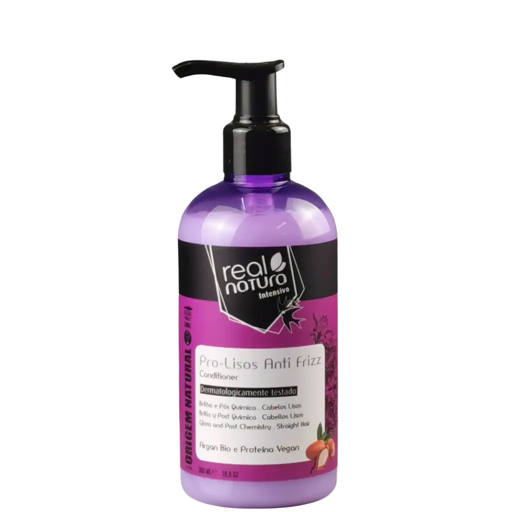 Condicionador para cabelo lisos - Pro-Liso Anti Frizz - Real Natura 300ml