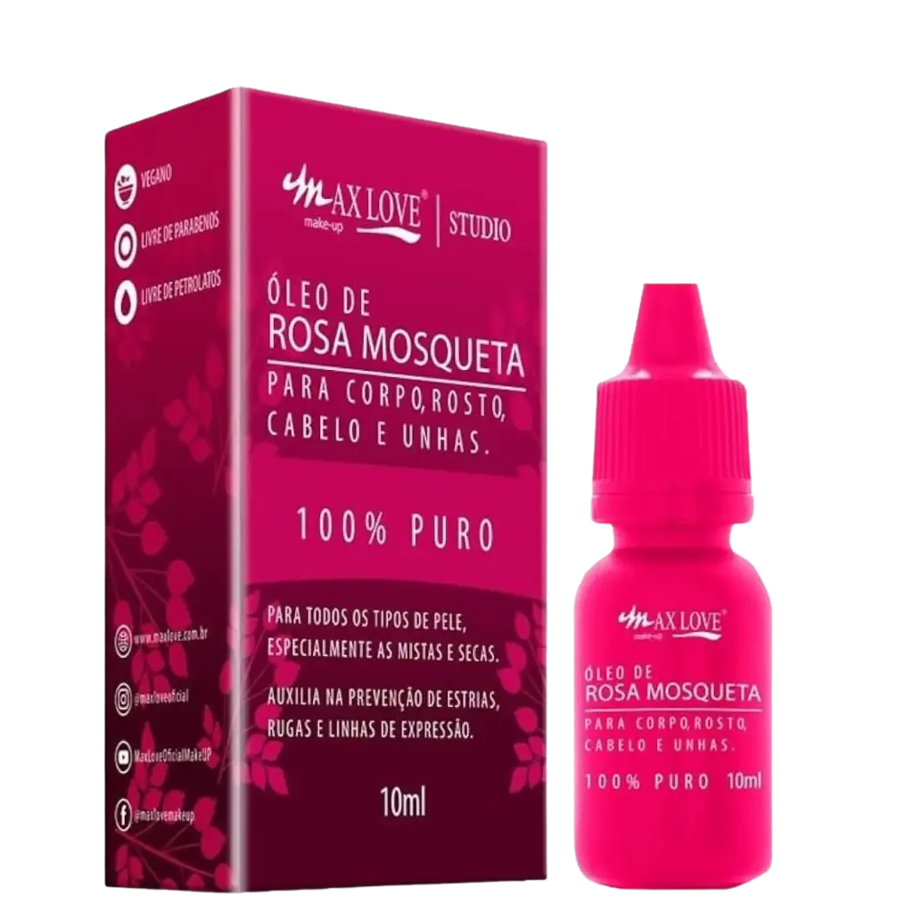 100% Pure Rosehip Oil - Max Love Studio 10ml