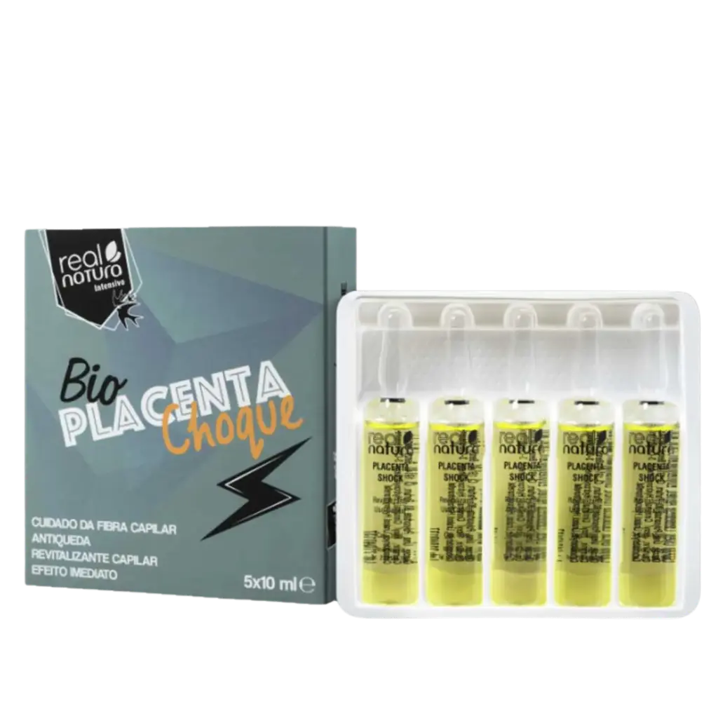 Tonic Revitalisant Anti-Chute - Bio Placenta Choque - Real Natura 5x10ml