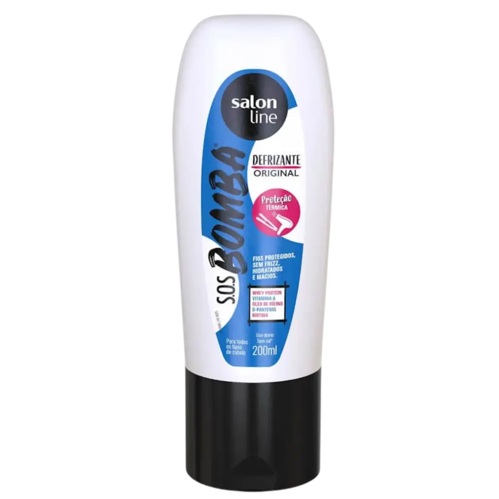 Creme de Pentear Desfrizante Vitaminada - SOS Bomba Original - Salon Line 200ml