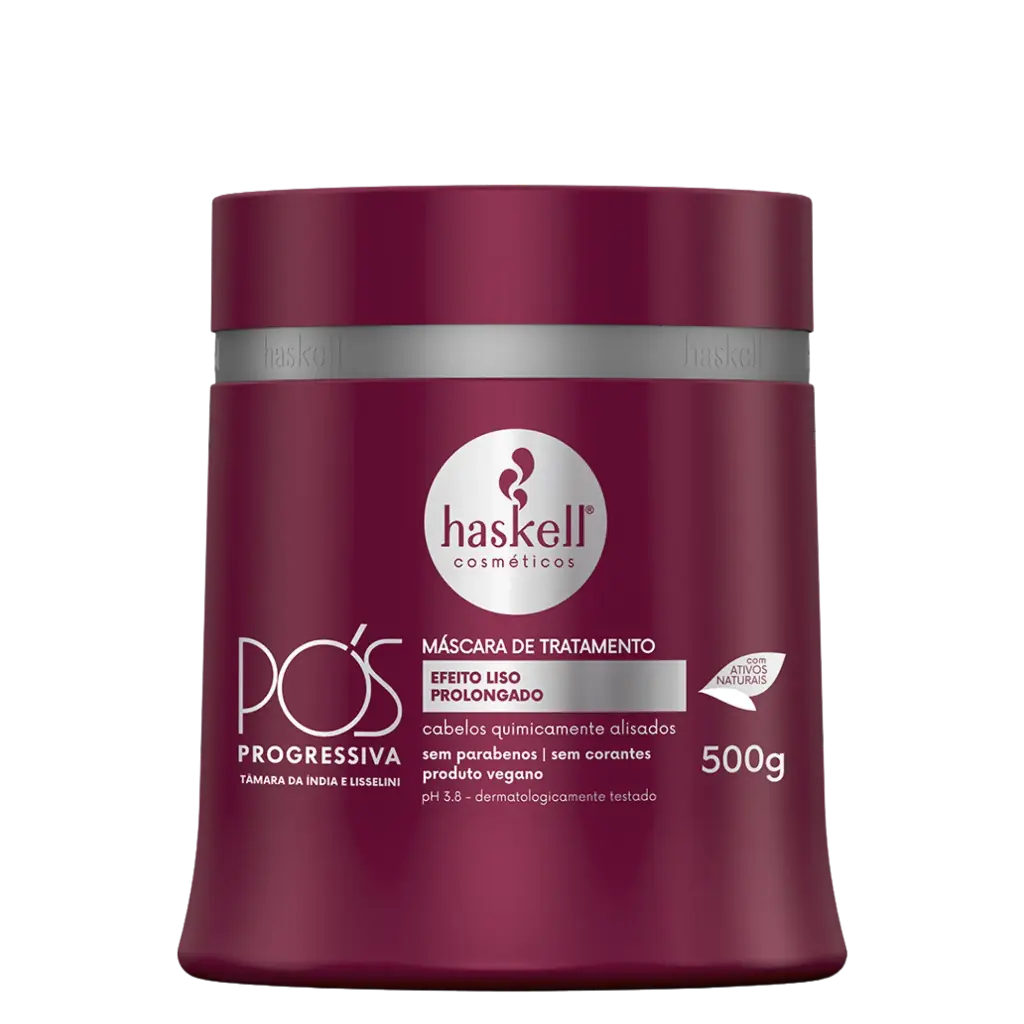 Masque Capillaire - Pós Progressiva - Prolonge l'Effet Lisse et Restaure les Cheveux - Haskell 500g