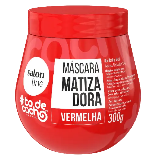 [7908458320806] Masque Capillaire - #To de Cacho - Rehausse et Intensifie les Tons Rouges - Salon Line 300g