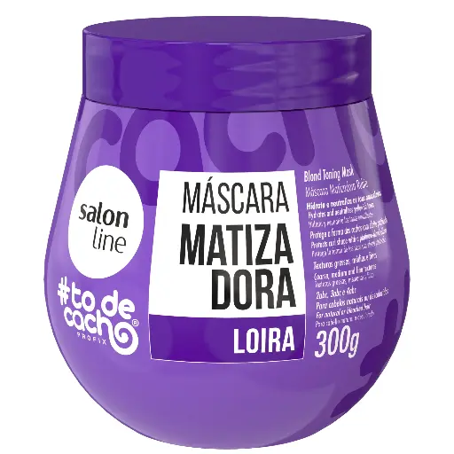 Masque Matiseur Blond"#To de Cacho" Salon Line 300g