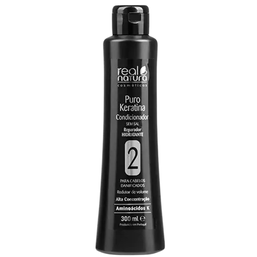 [5600493403989] Condicionador com Aminoácidos - Puro Keratina - Real Natura 300ml