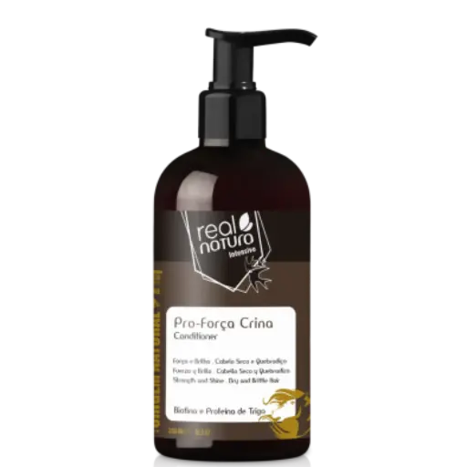 [5600493410116] Conditionneur sans sel - Pro-Força Crina- Biotine et Protéine de Blé  - Real Natura 300ml