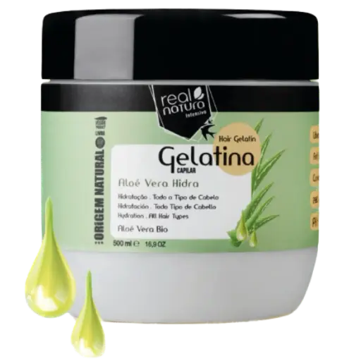 [5600493406263] Gelée Capillaire Bio - Aloe Vera Hidra - Real Natura 500ml