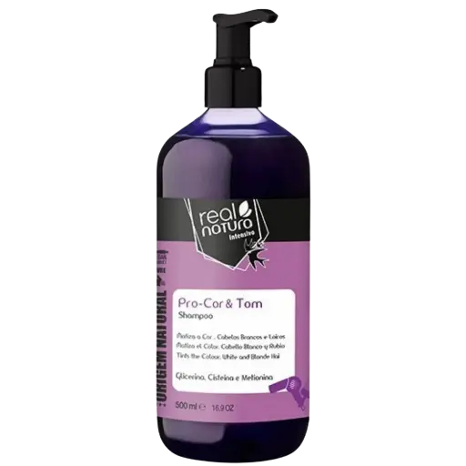 [5600493405525] Shampooing Déjaunissant - Pro-Cor & Tom - Real Natura 500ml