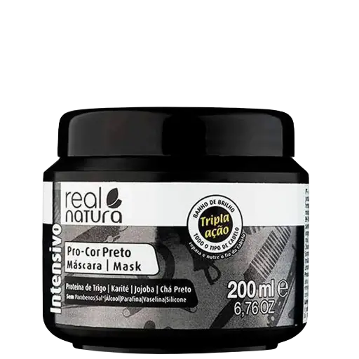 [5600493405846] Masque Matifiant Noir -Pro-Cor Preto - Real Natura 200ml