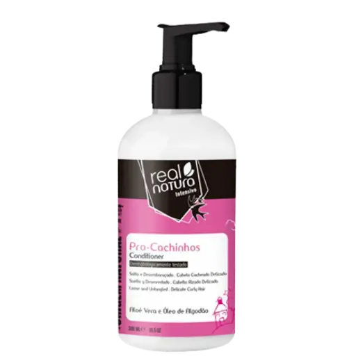 [5600493410130] Conditionneur Enfant - Pro-Cachinhos - Huile Végétale de Coton - Real Natura 300ml