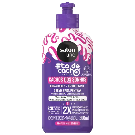 [7908458325269] Crème Coiffante Pour Cheveux Bouclés - #To de Cacho Profix - Cacho dos Sonhos - Salon Line 300ml