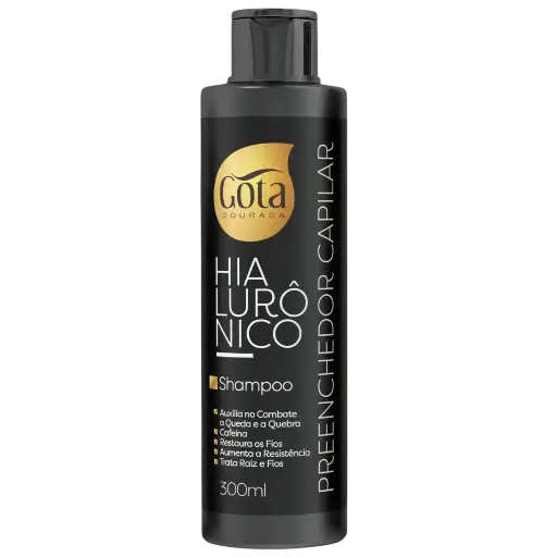 [7897158726677] Shampoing Grossisseur et Anti-Chute - Acide Hyaluronique - Gota Dourada 300ml
