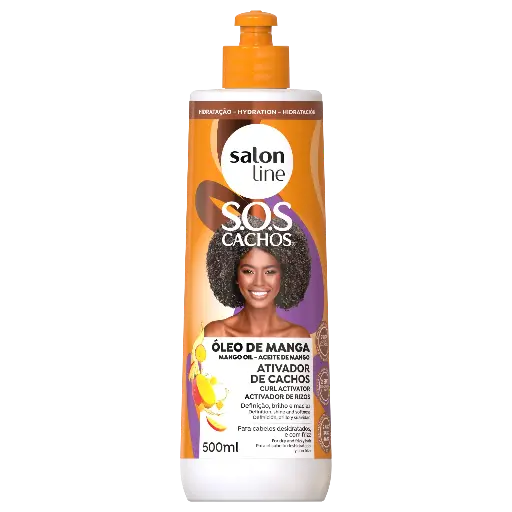 [7898623959910] Crème Coiffante Activateur “SOS - Oleo de Manga” Salon Line 500ml