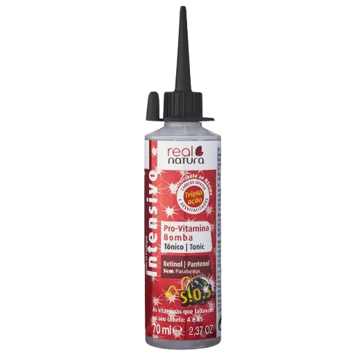 [5600493405396] Tonic Vitaminé Anti-Chute - Pro-Vitamina Bomba A B5 - Real Natura 70ml