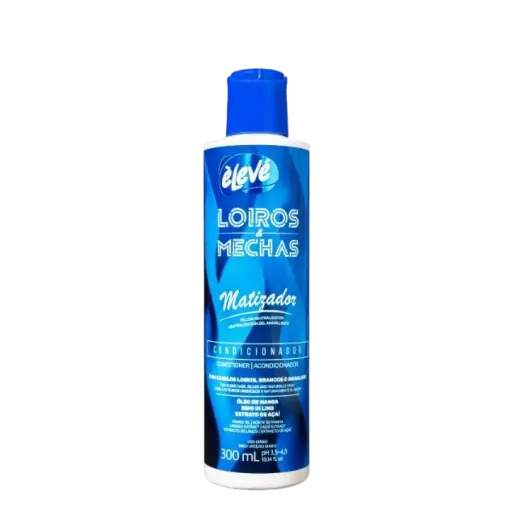 [7898938090353] Après-Shampooing - Loiros e Mechas - Tonifie et Améliore les Cheveux Blonds, Blancs et Gris - Élevé 300ml
