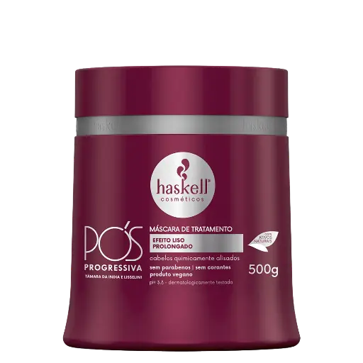 [7898610371848] Masque Capillaire - Pós Progressiva - Prolonge l'Effet Lisse et Restaure les Cheveux - Haskell 500g